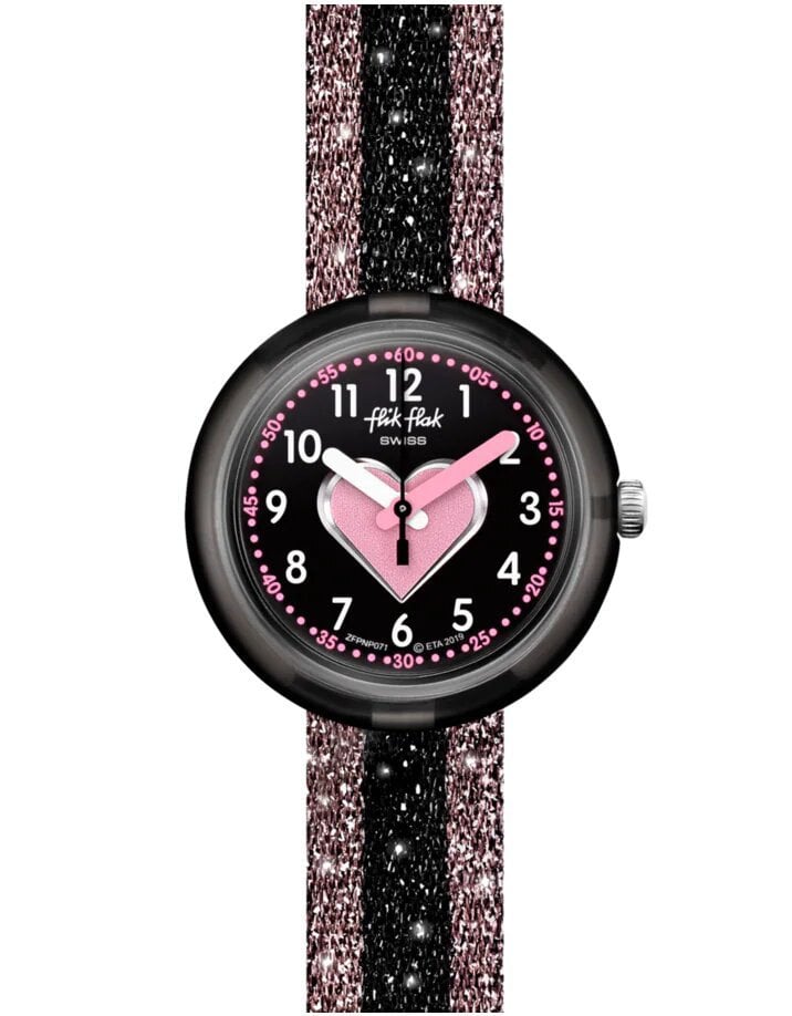 Orologio per bambini di colore rosa e nero di Flik Flak