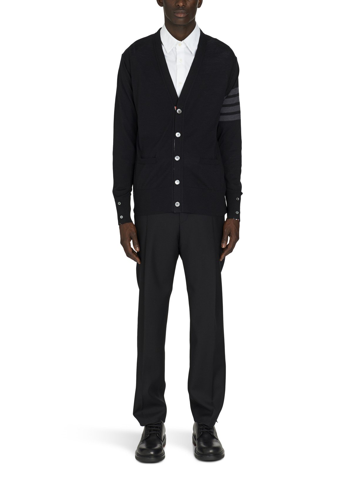 cardigan boutonné de la marque Thom Browne