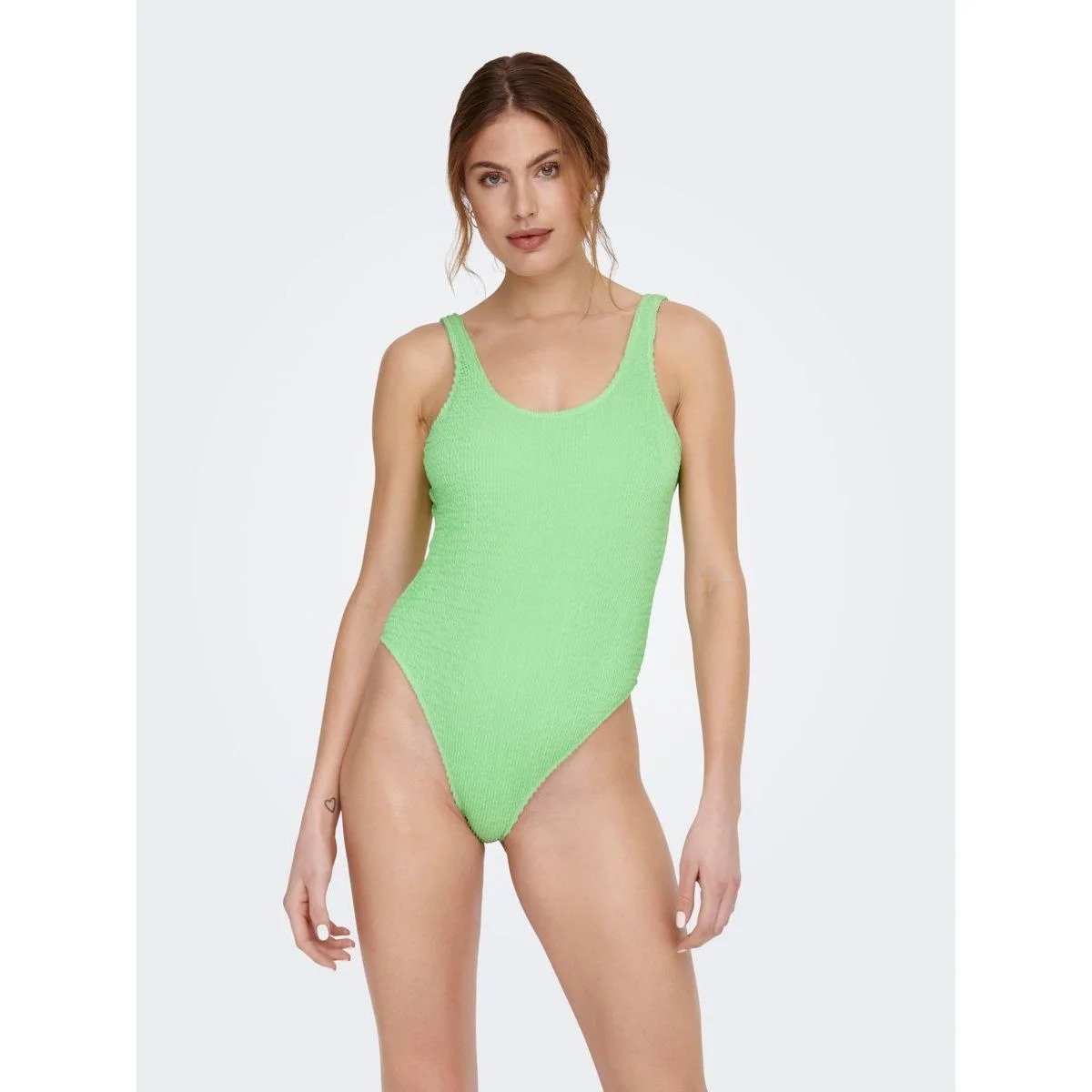 maillot bain echancre vert only