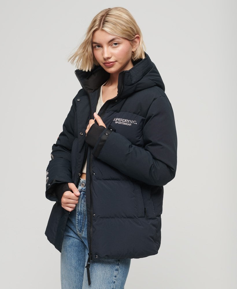 Parka imbottita con cappuccio City Wind