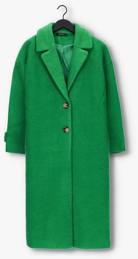 Cappotto lungo verde Ydence