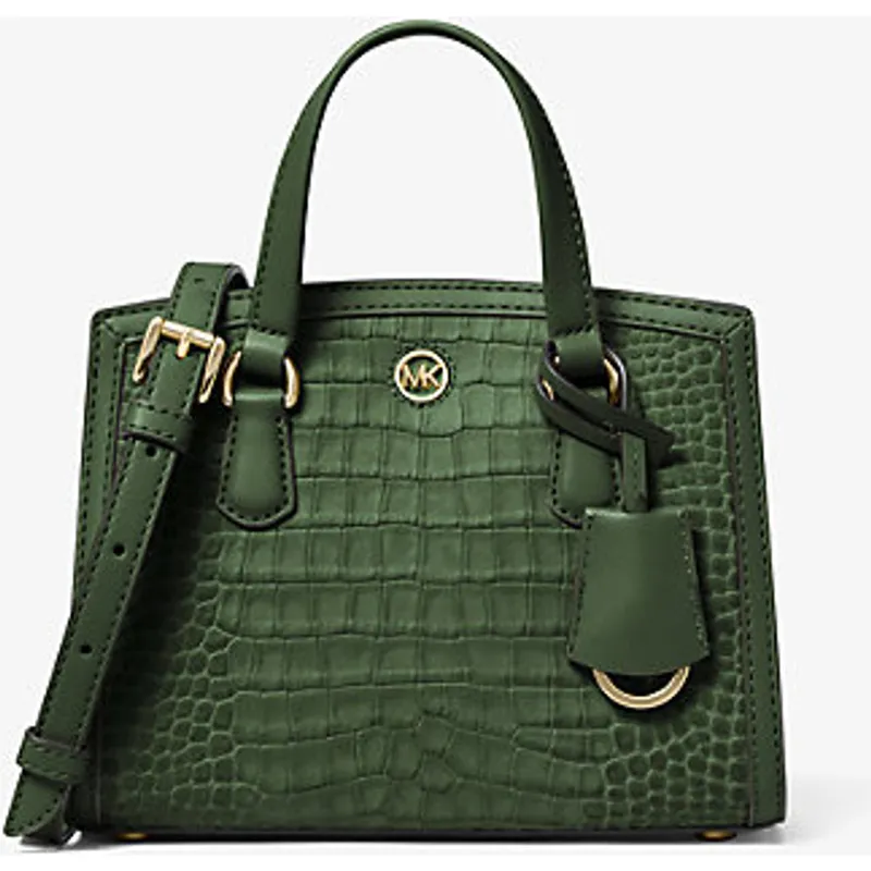 mk tr s petite besace chantal en cuir effet crocodile en relief michael kors 36264081244 Modalova