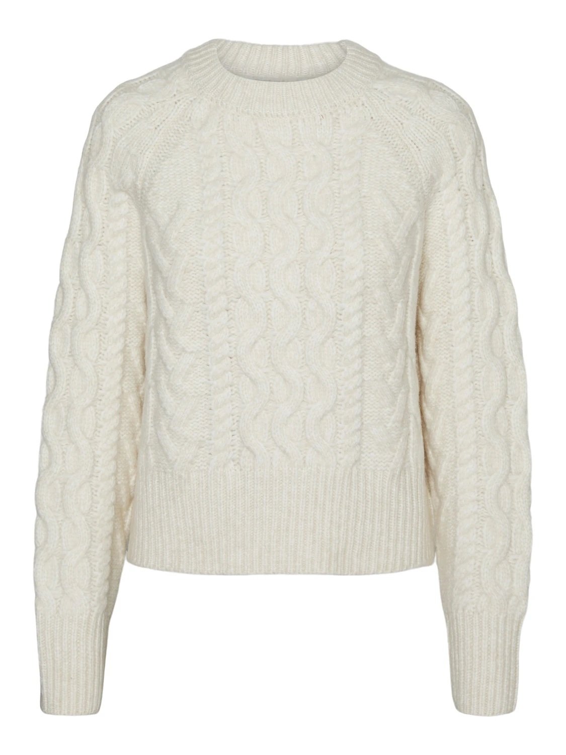 Maglione bianco Vero Moda a grosse maglie