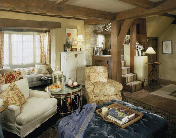 Interno del cottage del film The Holiday