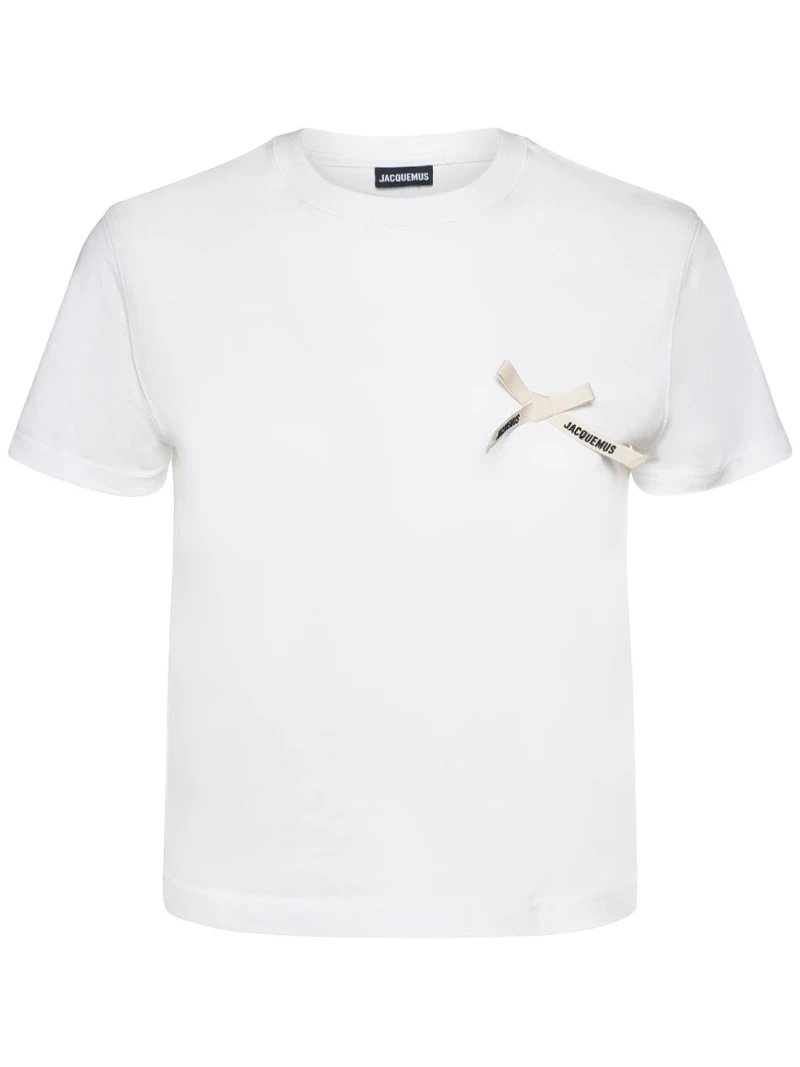 T-shirt con nodo Jacquemus