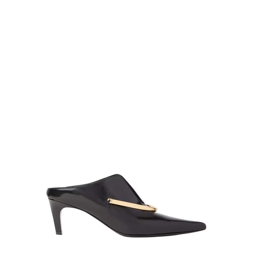 Mule in pelle con kitten heels Jil Sander