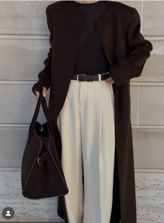 Outfit vintage con borsa Margaux The Row