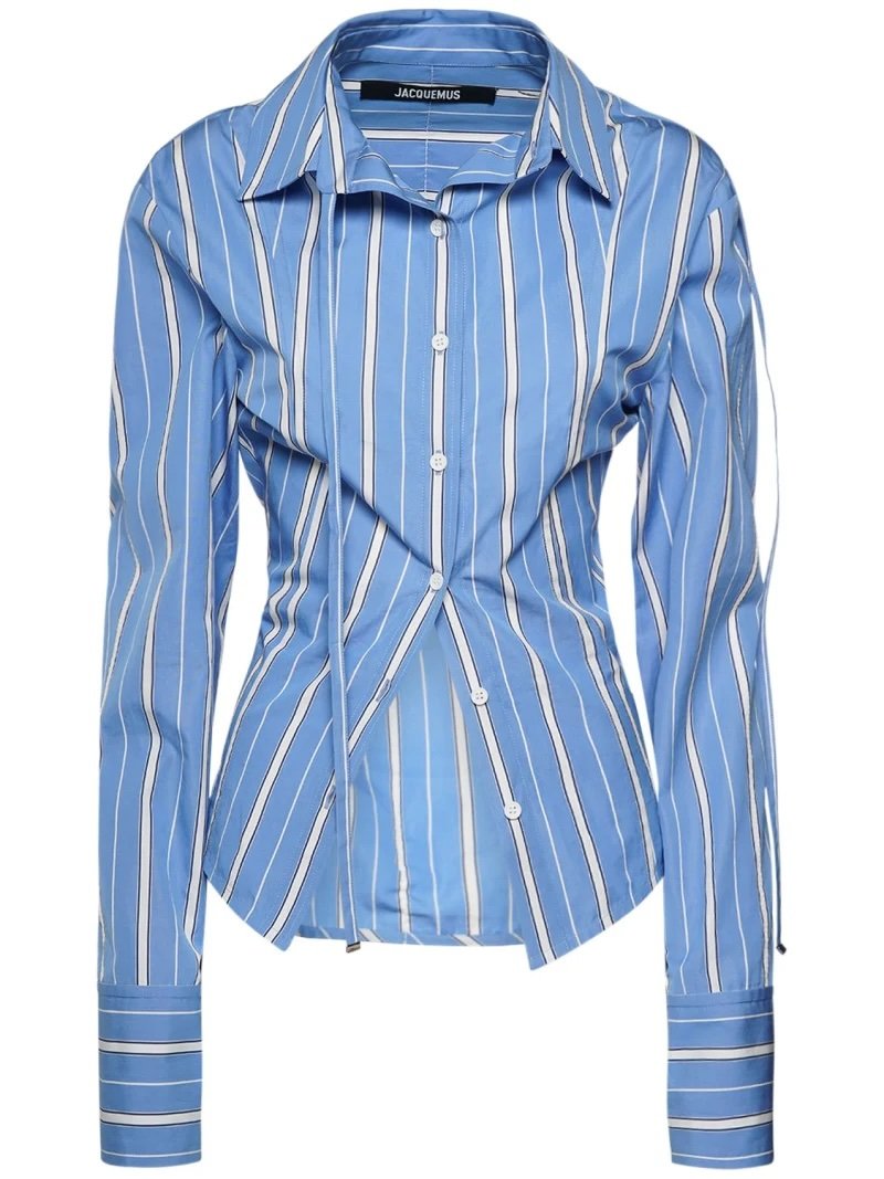 Camicia a righe blu Jacquemus