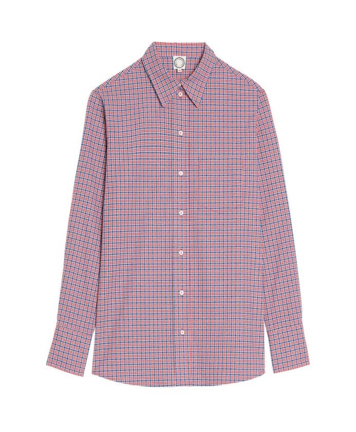 Camicia a quadretti rossa Ines De La Fressange Paris