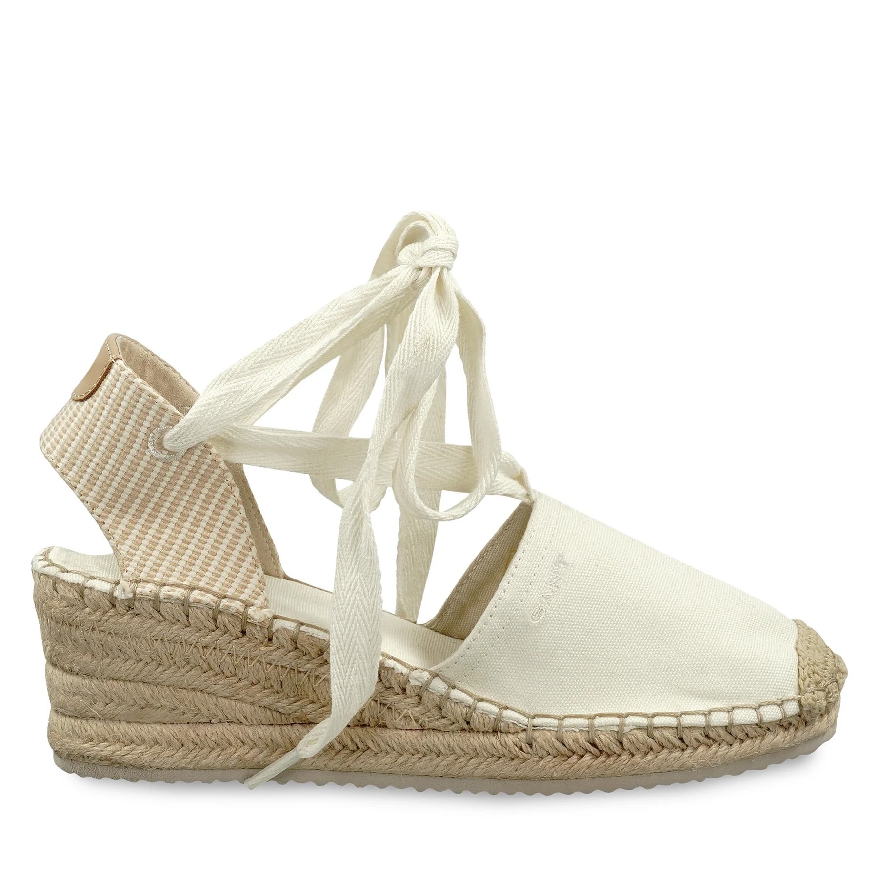 Espadrillas bianche con lacci Gant