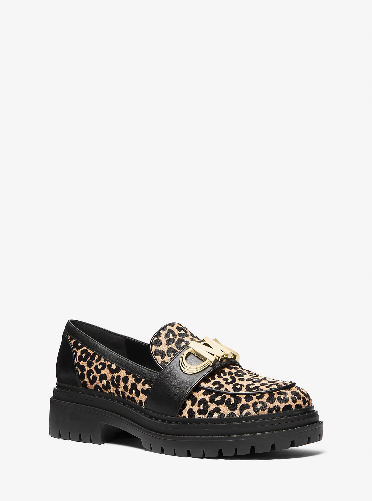 Mocassini con stampa leopardata Michael Kors