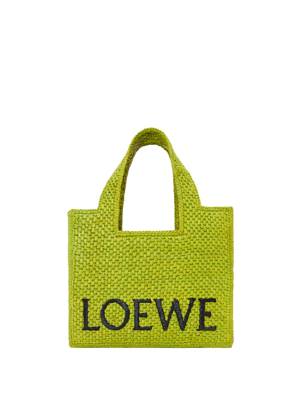 Borsa in rafia verde Loewe x Paula's Ibiza