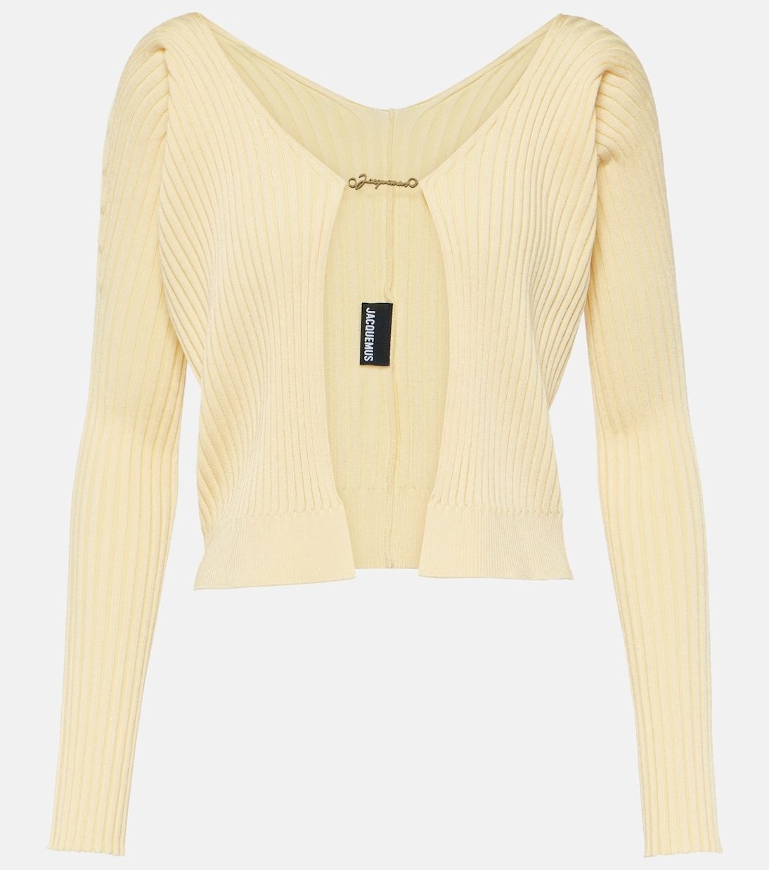 Cardigan Jacquemus buttermilk yellow