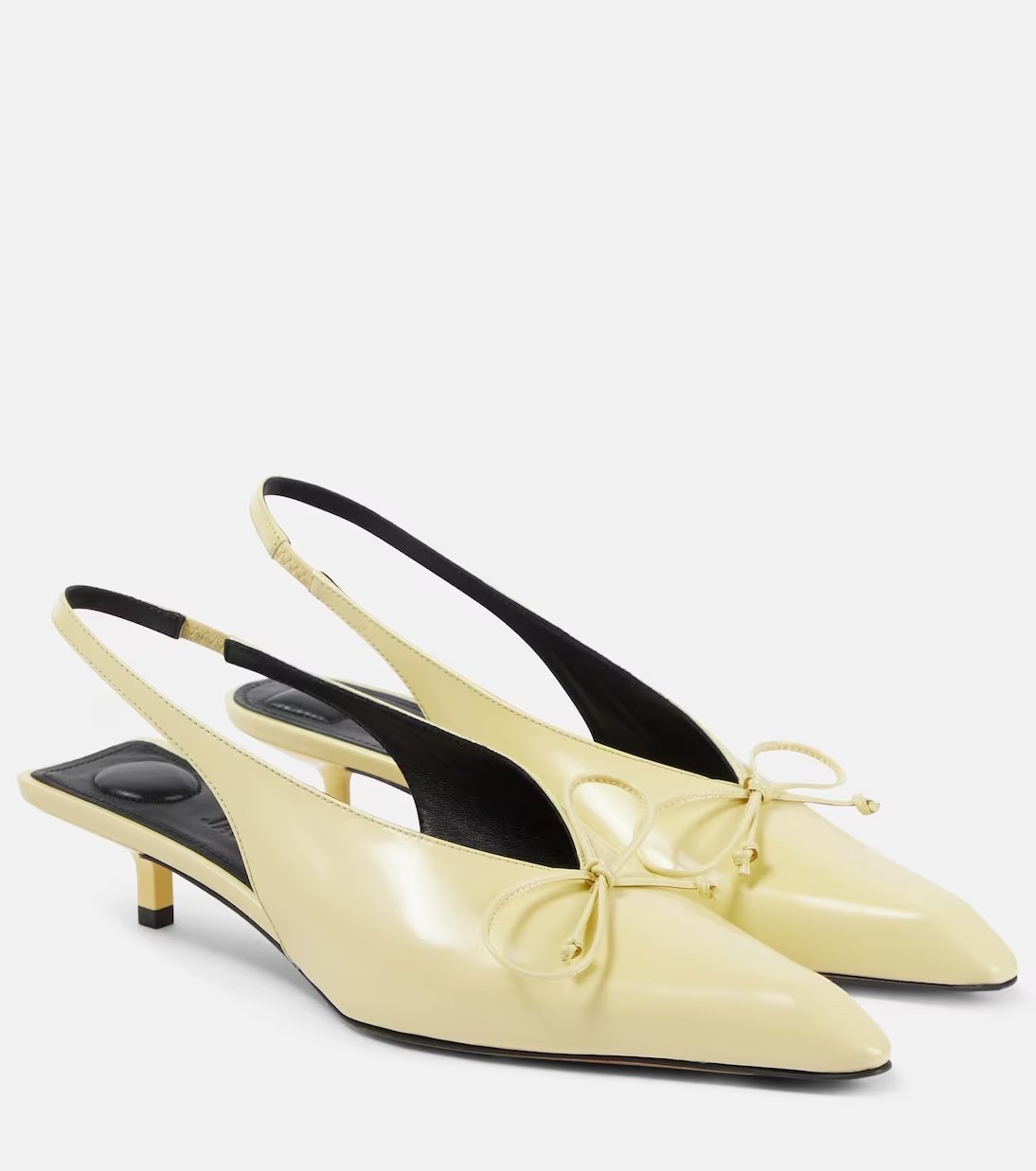 Décolleté slingbacks Jacquemus buttermilk yellow