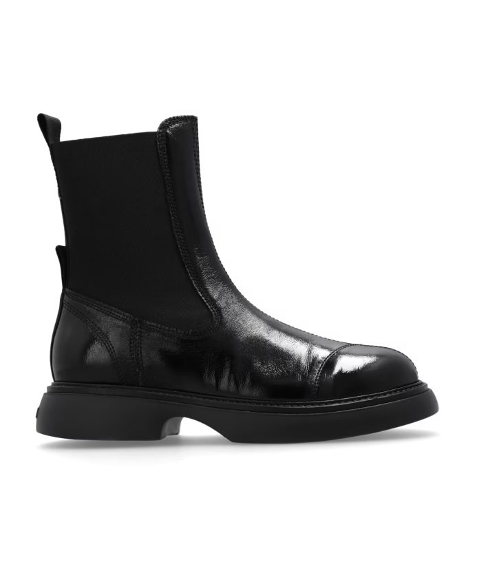 Boots noires Ganni