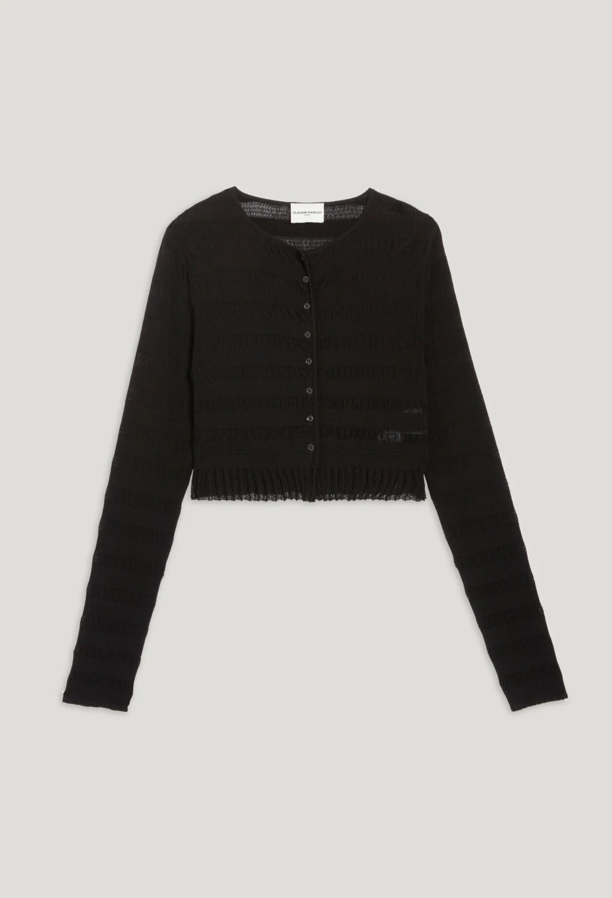 Cardigan nero a bottoni Claudie Pierlot