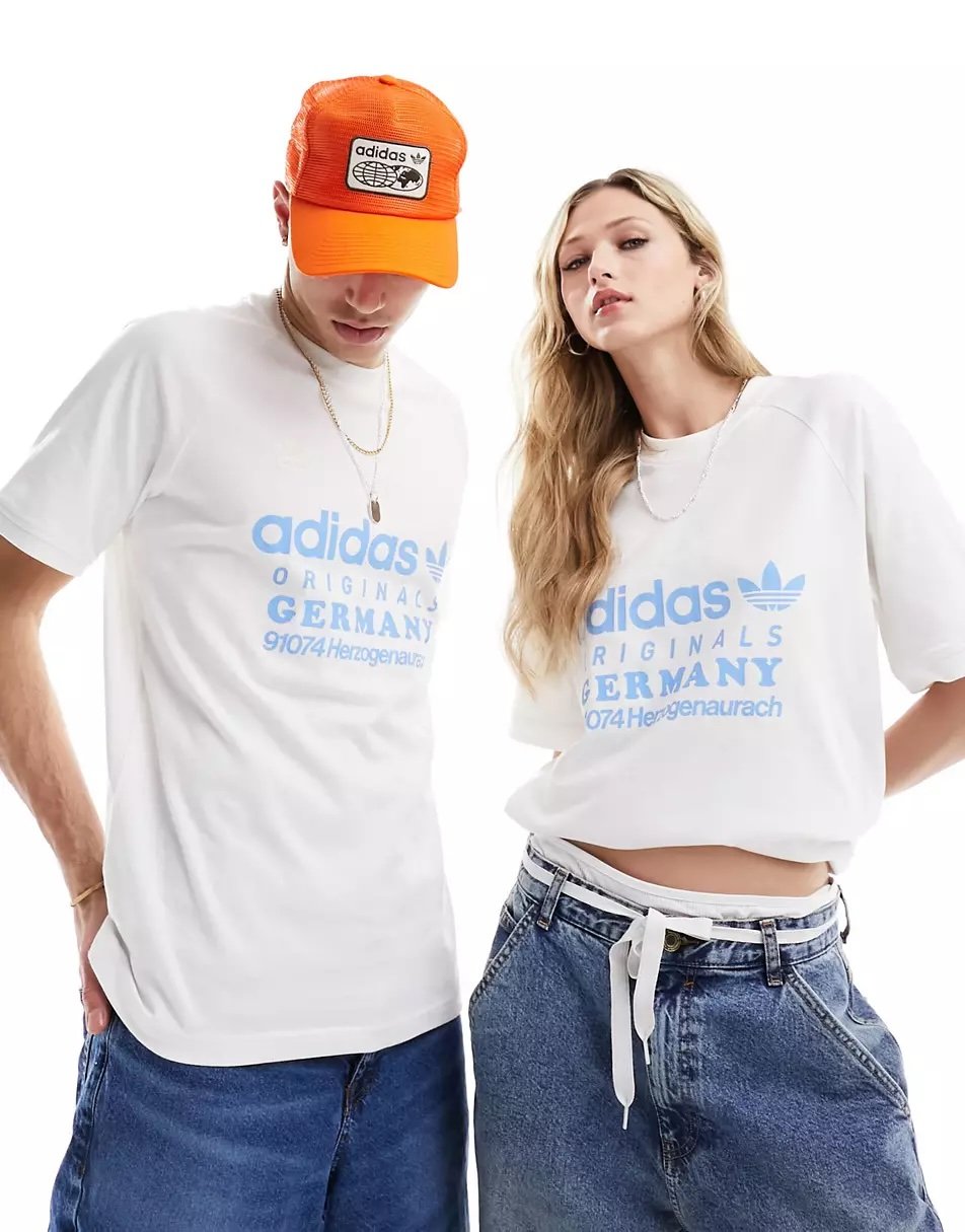 T-shirt con stampa Adidas Originals