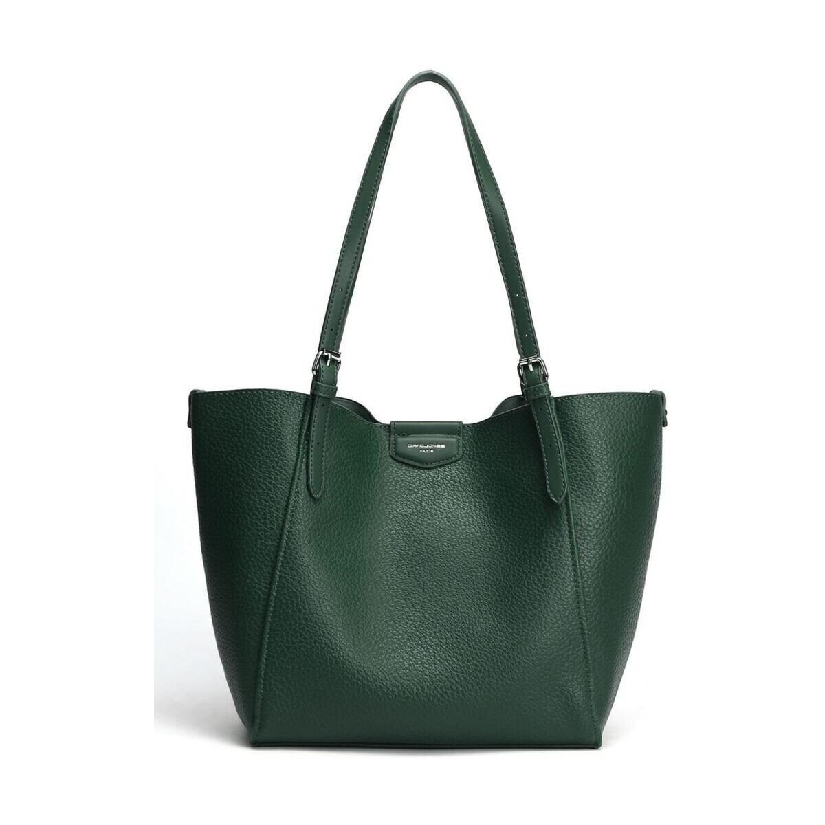 Borsa cabas verde David Jones