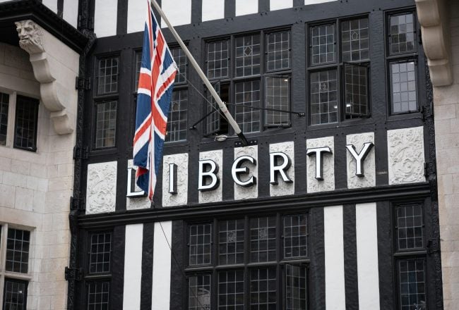 Façade du department store Liberty London