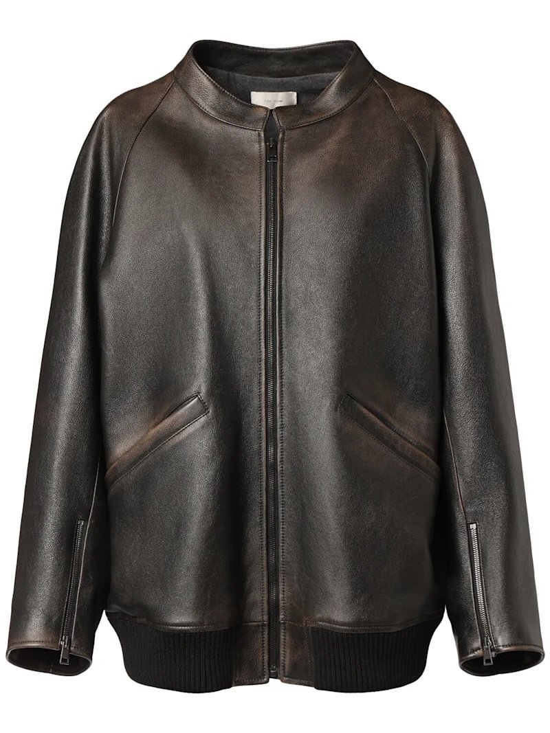 Giacca bomber in pelle Kengia The Row