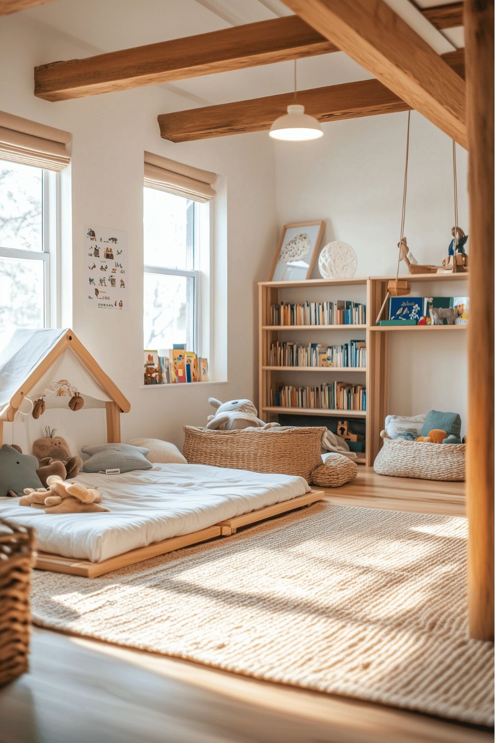 Interni per bambini minimalisti: perché le famiglie si ispirano al design giapponese? 8 chambre enfants