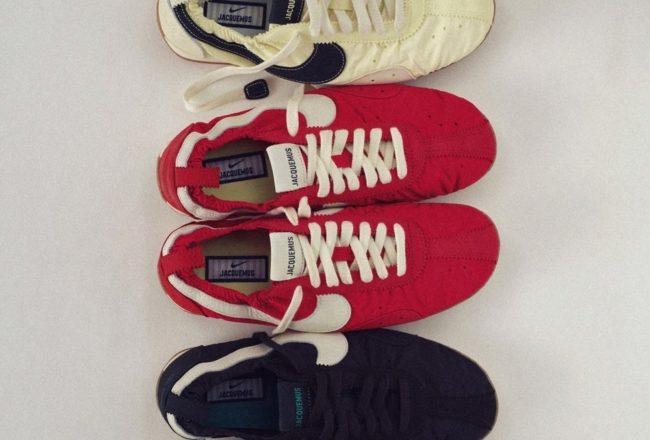 Sneakers souples Jacquemus x Nike Moon Shoe trend modalova