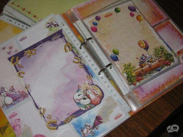 Raccoglitore collezione fogli Diddl profumati