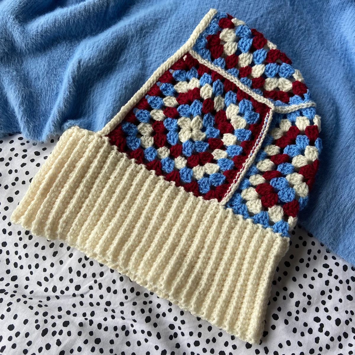 Tuto balaclava en crochet colorée