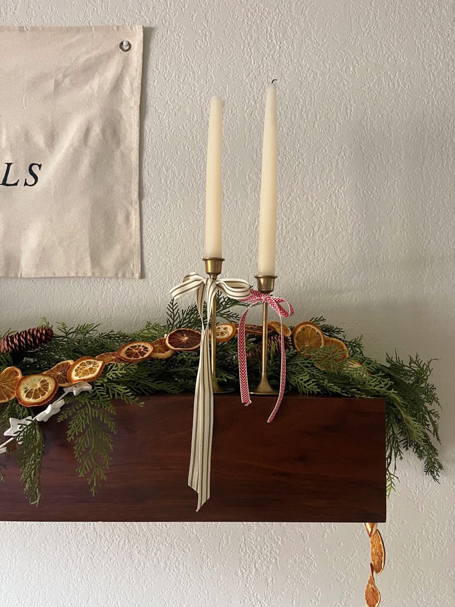 guirlande oranges sechees cheminee