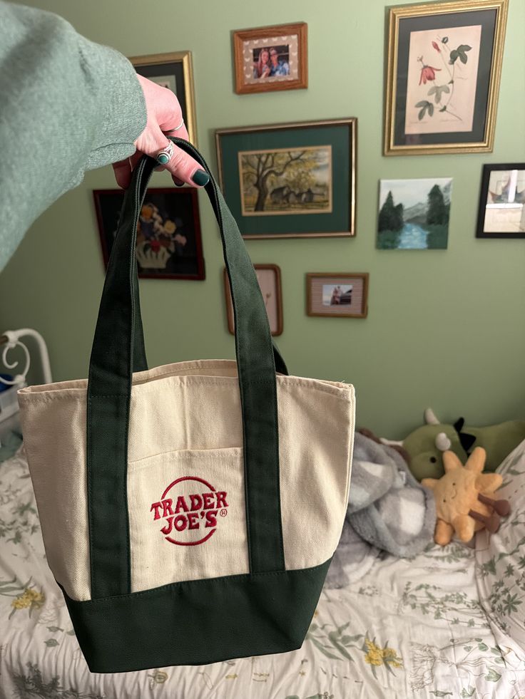 Mini canva borsa tote Trader Joe's