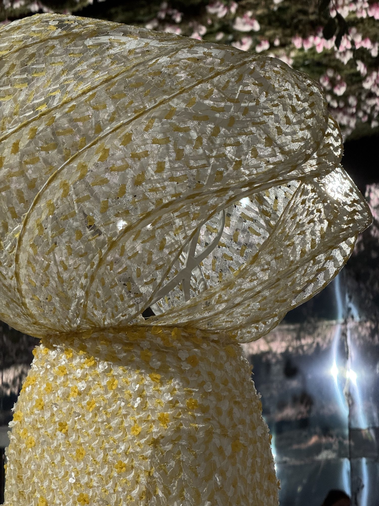 Détail robe collection Dior Haute Couture Printemps-Ete 2026 Jonathan Anderson photo Pauline PINOT