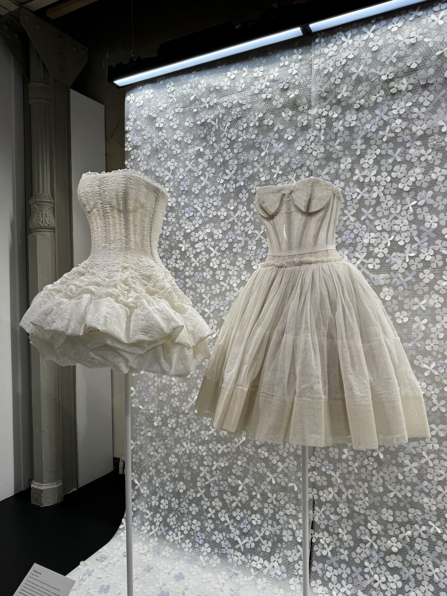 Abiti Dior e Alaïa, esposizione moda Parigi, foto Pauline PINOT
