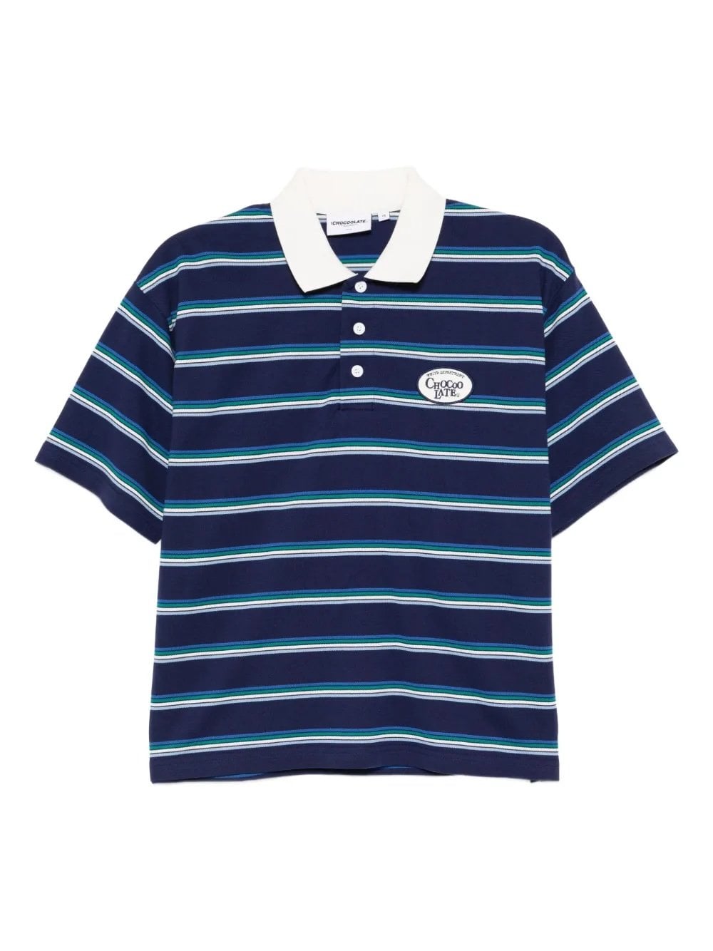 Polo maniche corte a righe Chocolate