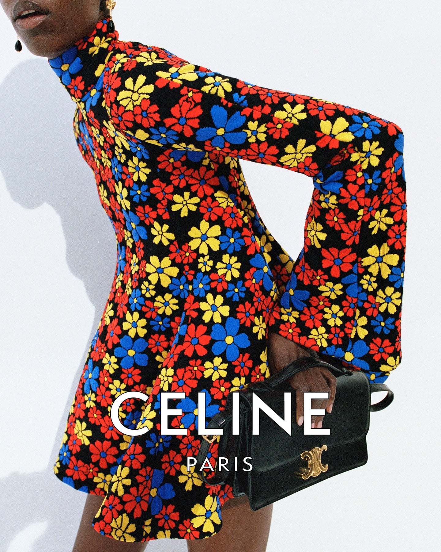 Abito a fiori Celine ss26