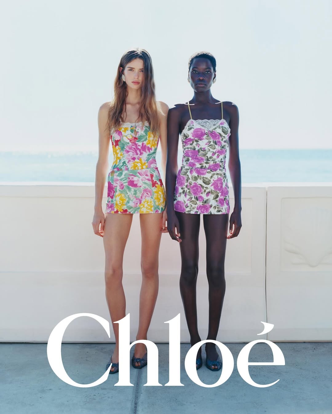Motivo floreale Chloé collezione primavera 2026