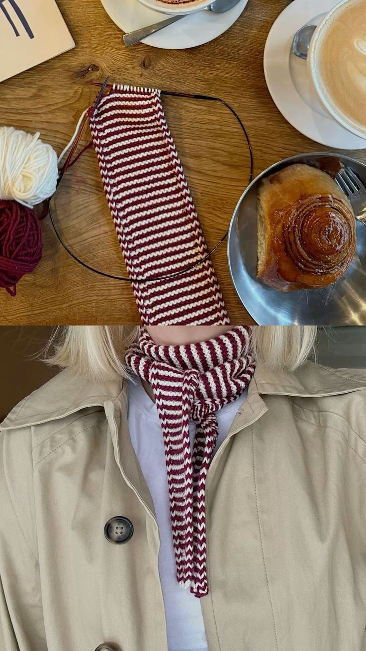 Le nostre ispirazioni per sciarpe fai da te all'uncinetto di Sophie 11 Sophie scarf a righe Christinschmidt201