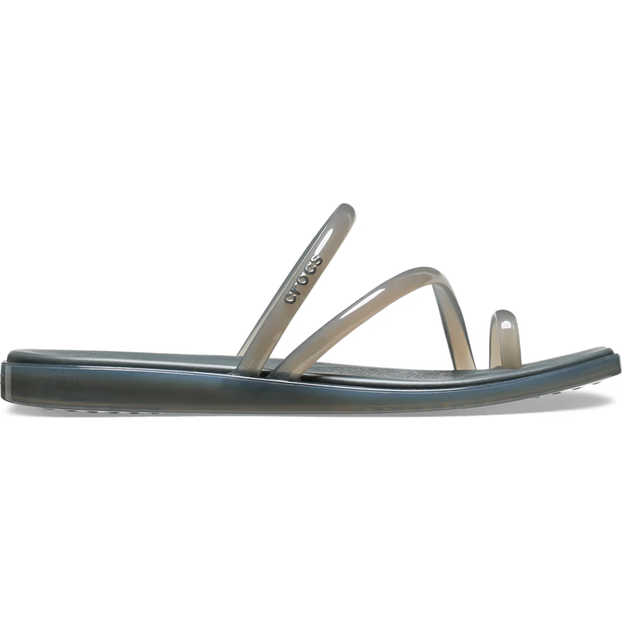 Le scarpe jelly tornano di moda per la primavera? 27 Crocs miami jelly toe loop sandal grigio