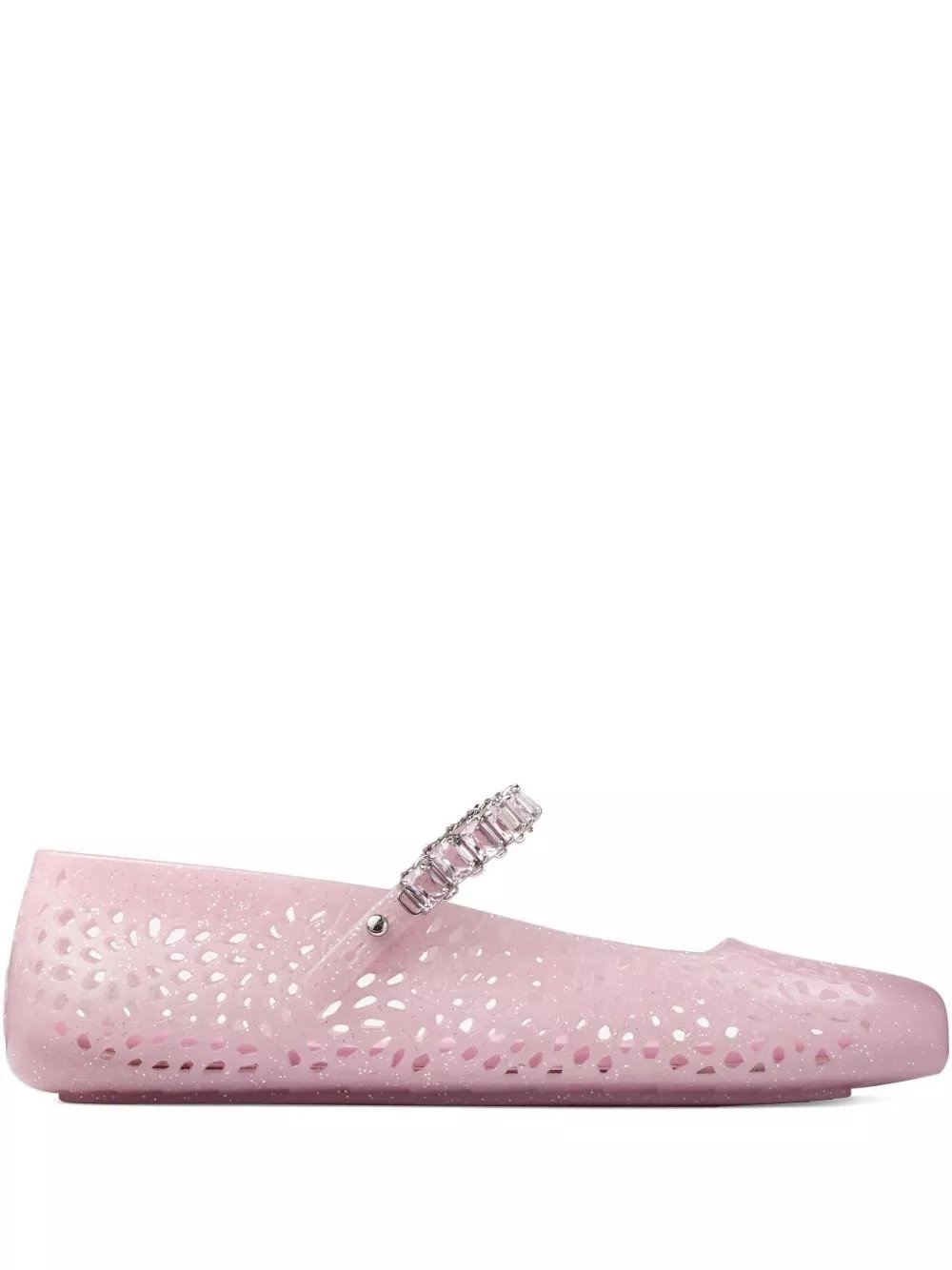 Le scarpe jelly tornano di moda per la primavera? 26 The Jelly glittered ballets Jimmy Choo