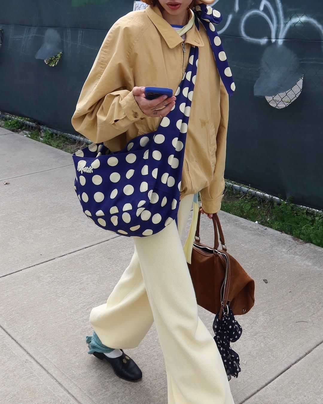 Sac à imprimés polka dots