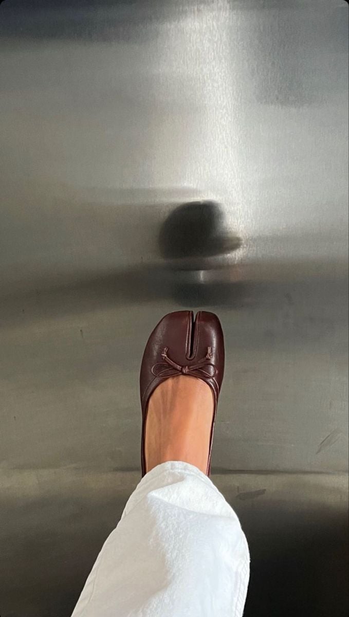 Ballerine Tabi bordeaux