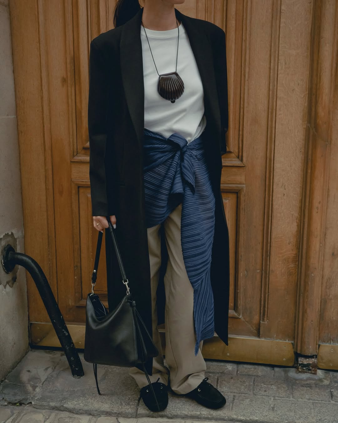 Cintura con sciarpa: come indossare il foulard in vita? 11 michellelin foulard taille decontracte