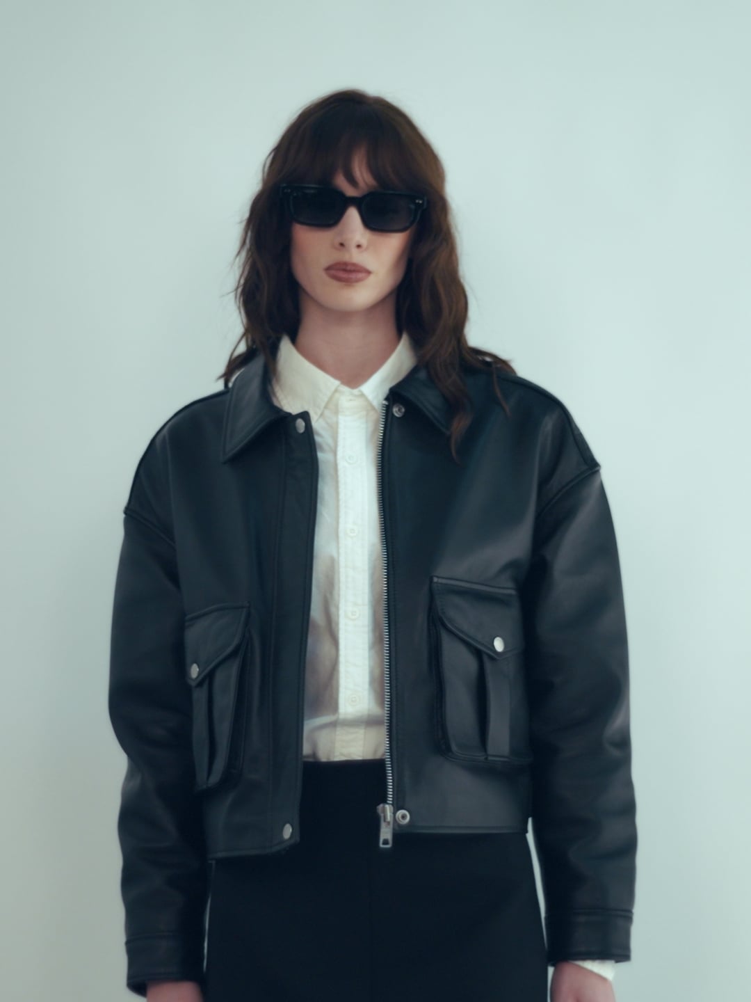Veste en cuir les signes dune piece faite pour durer Modalova 1